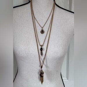 Elegant Triple Layered Necklace